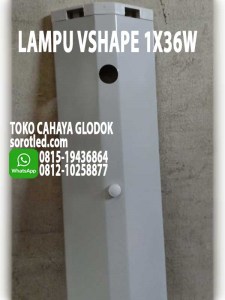 lampu tko vshape 1x36w