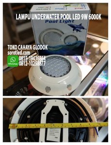 lampu underwater pool 9w