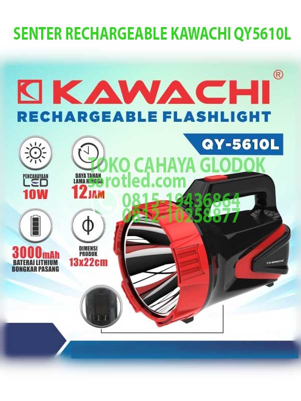 senter kawachi rechargeable qy5610l
